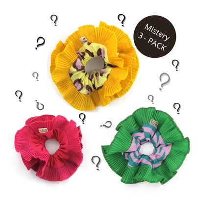 Tres coleteros de tamaño seleccionado al azar