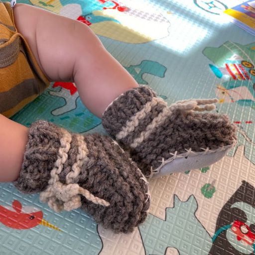 Kids Knit Wool Slippers