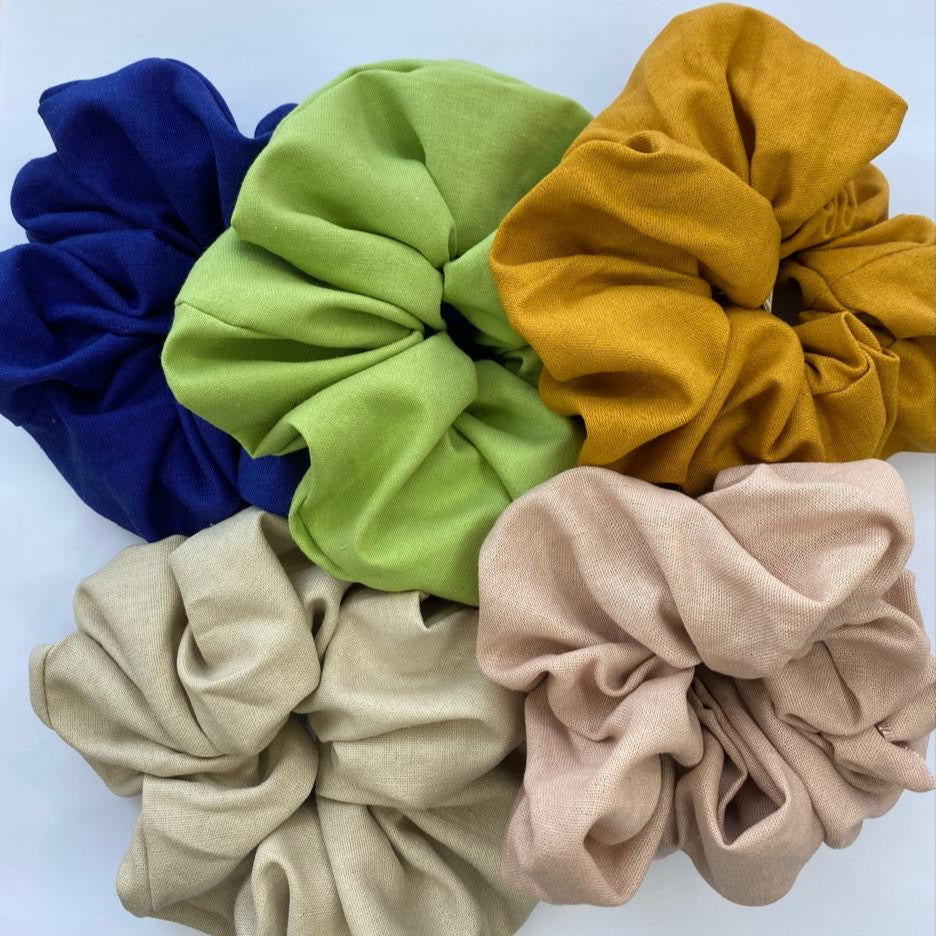 Prestige- Linen Oversized Scrunchie