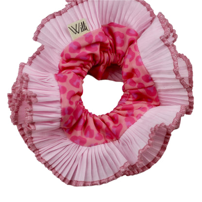 Pink Predator - Ruffle Scrunchie