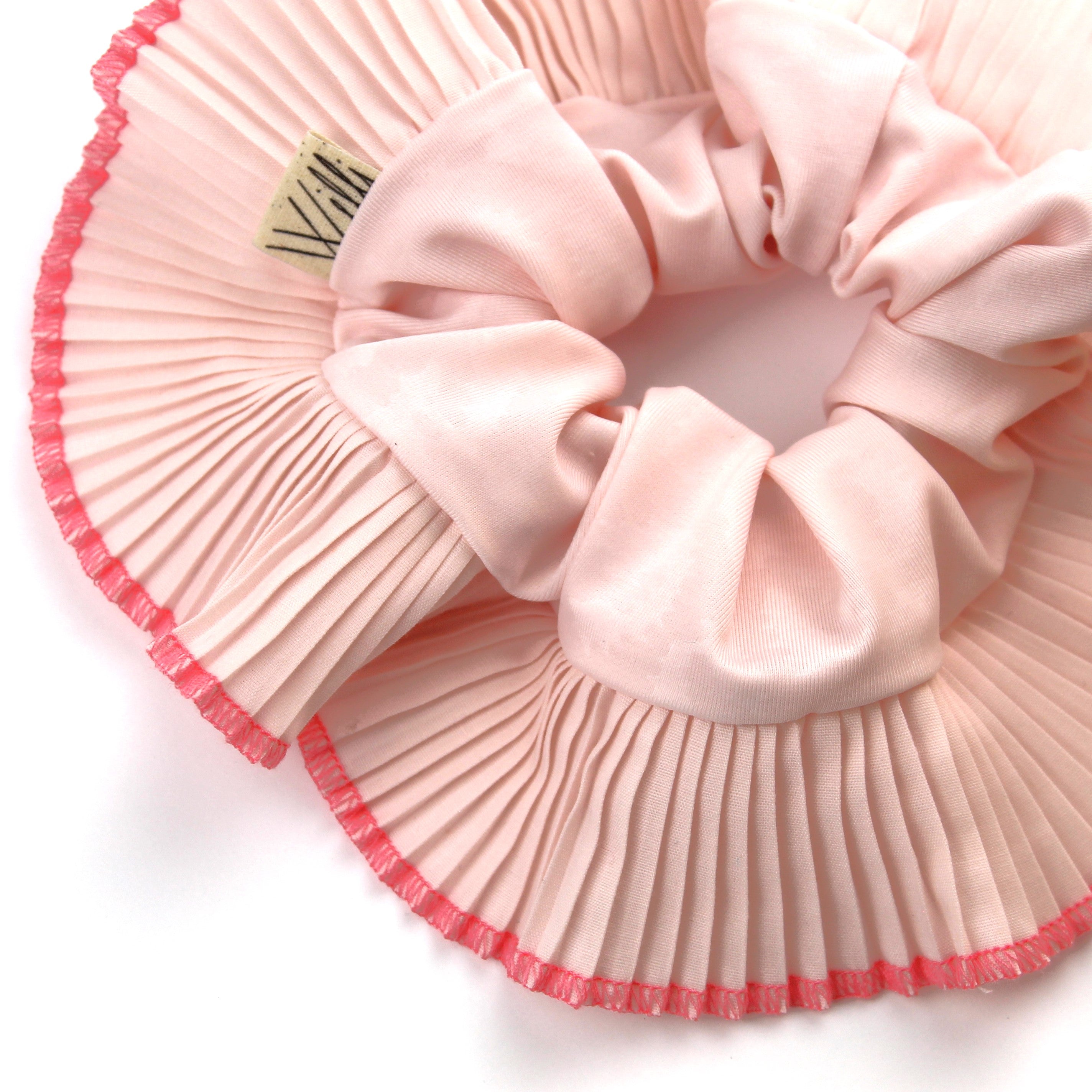Blush - Ruffle Scrunchie