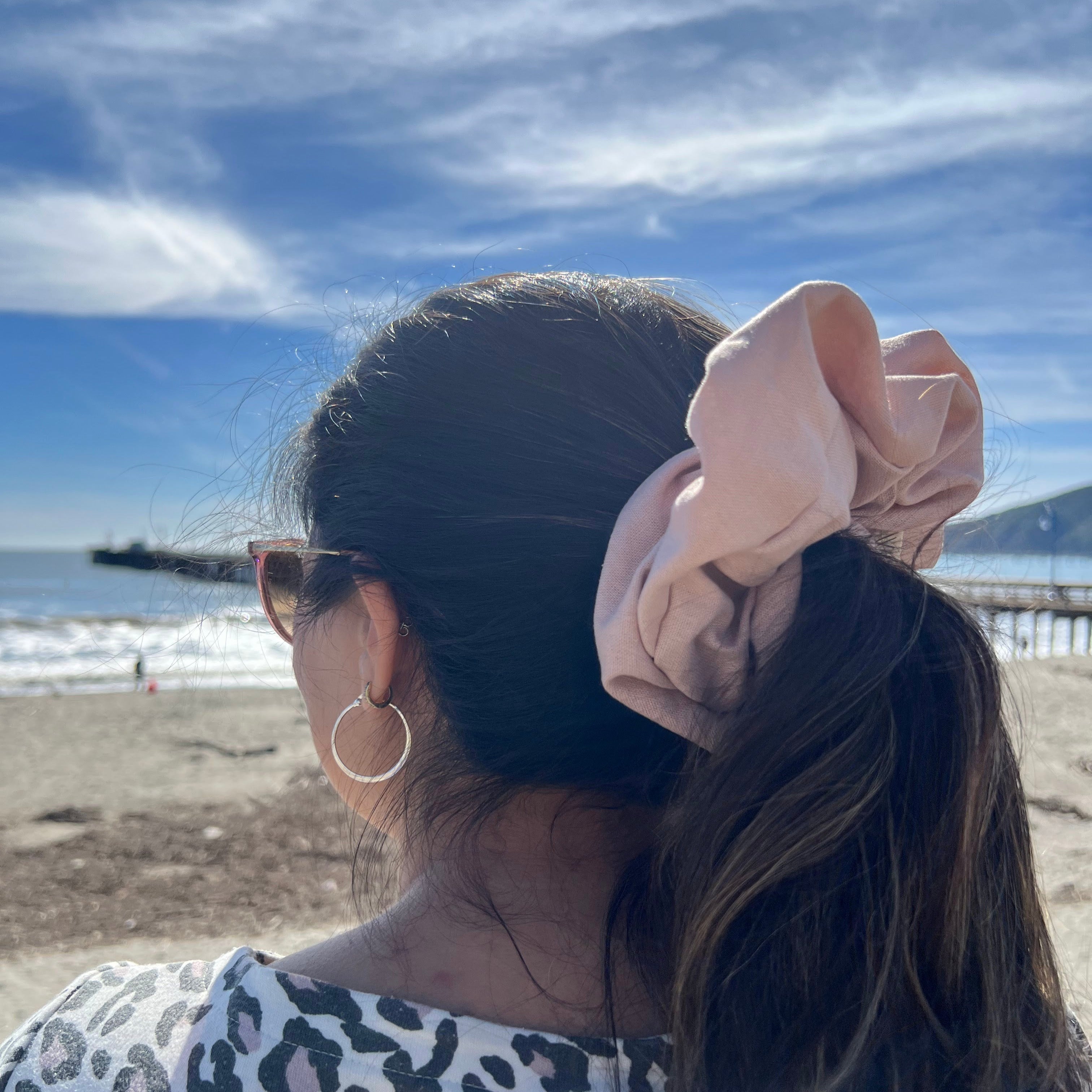 Prestige- Linen Oversized Scrunchie