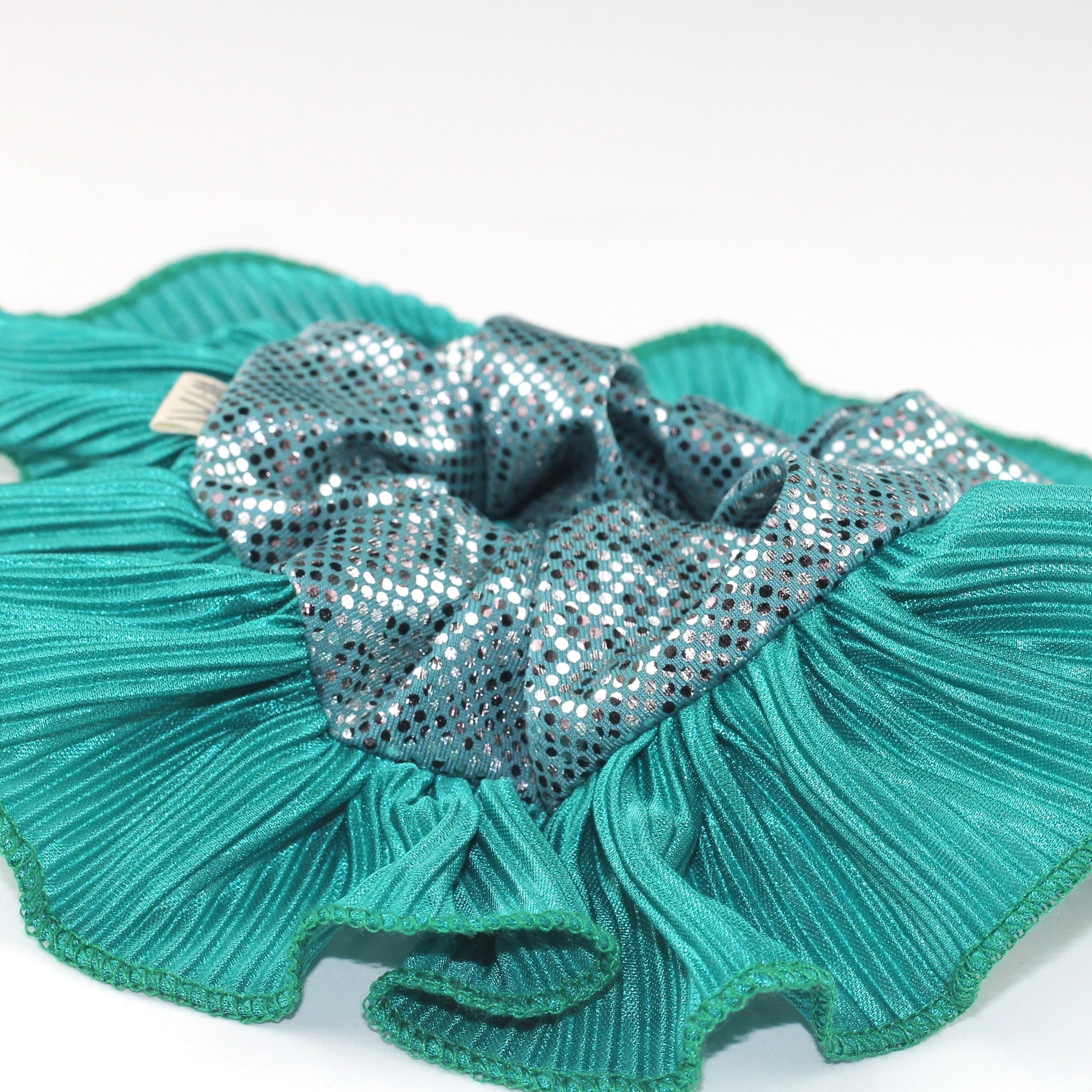 Emerald - Ruffle Scrunchie
