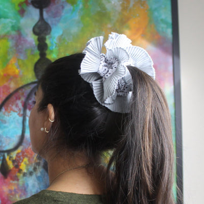 Grey Scrunchie